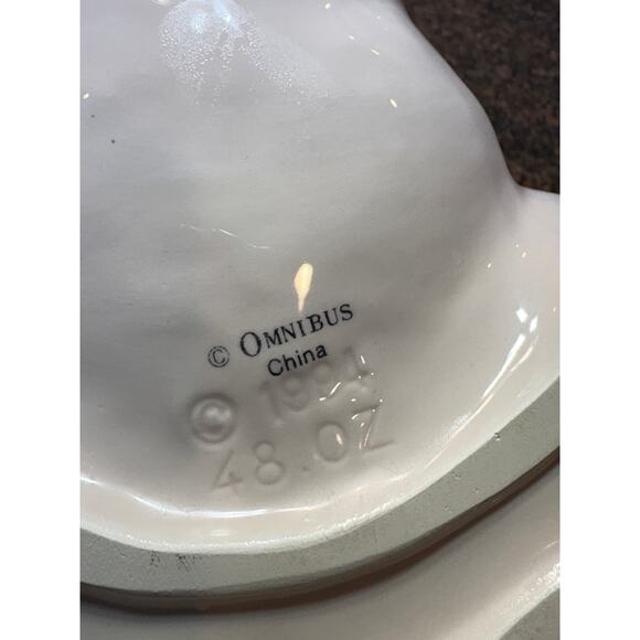 Vintage Fitz & Floyd Omnibus Teapot Sleepy Eyed Pig 1994 Hand-painted - Picture 13 of 16